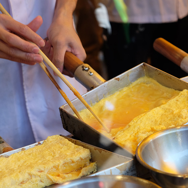 ไข่หวานย่าง ร้านยามะโจที่ตลาดปลาญี่ปุ่นTSUKIJI