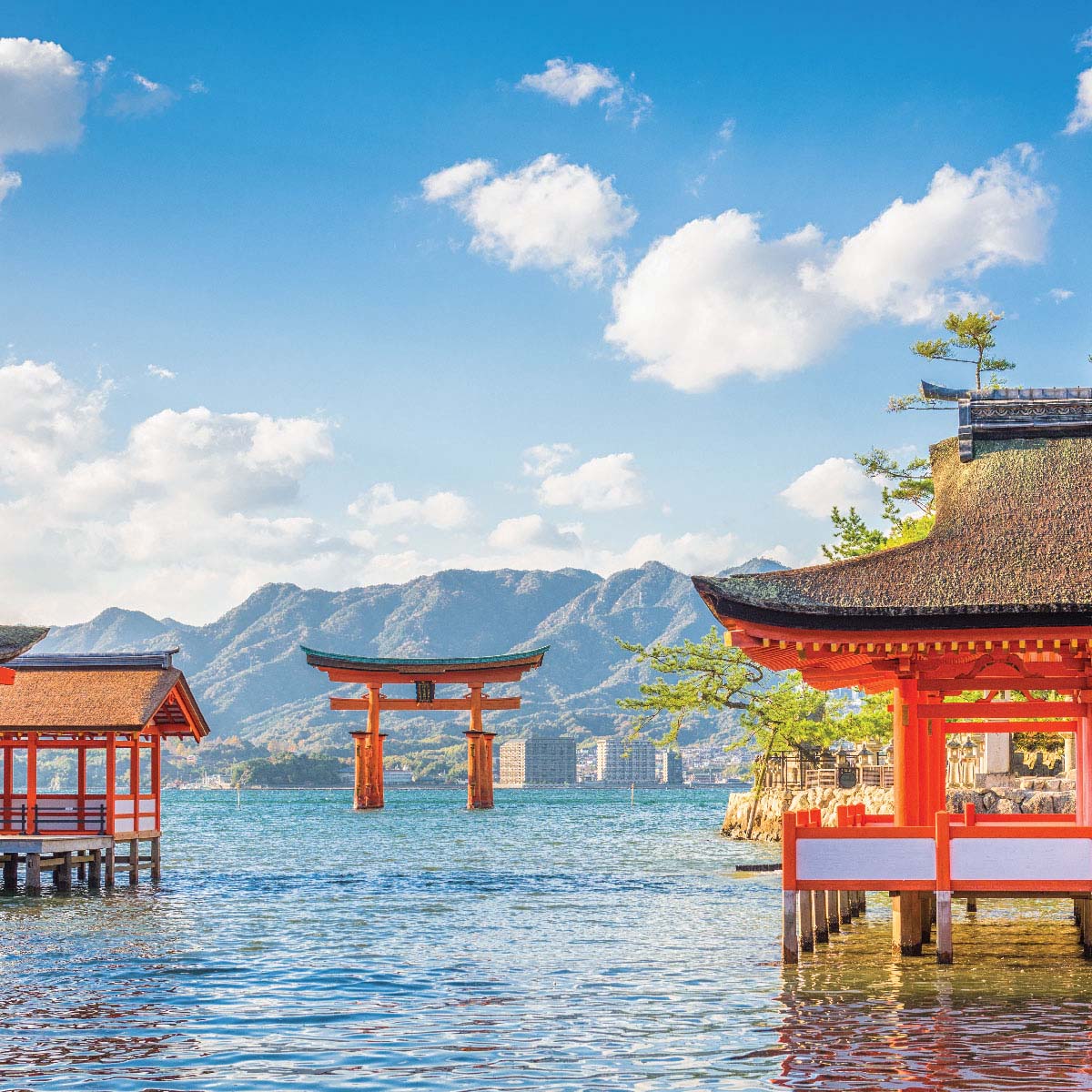 สถานที่ท่องเที่ยวในญี่ปุ่น Itsukushima-jinja Shrine ฮิโรชิม่า