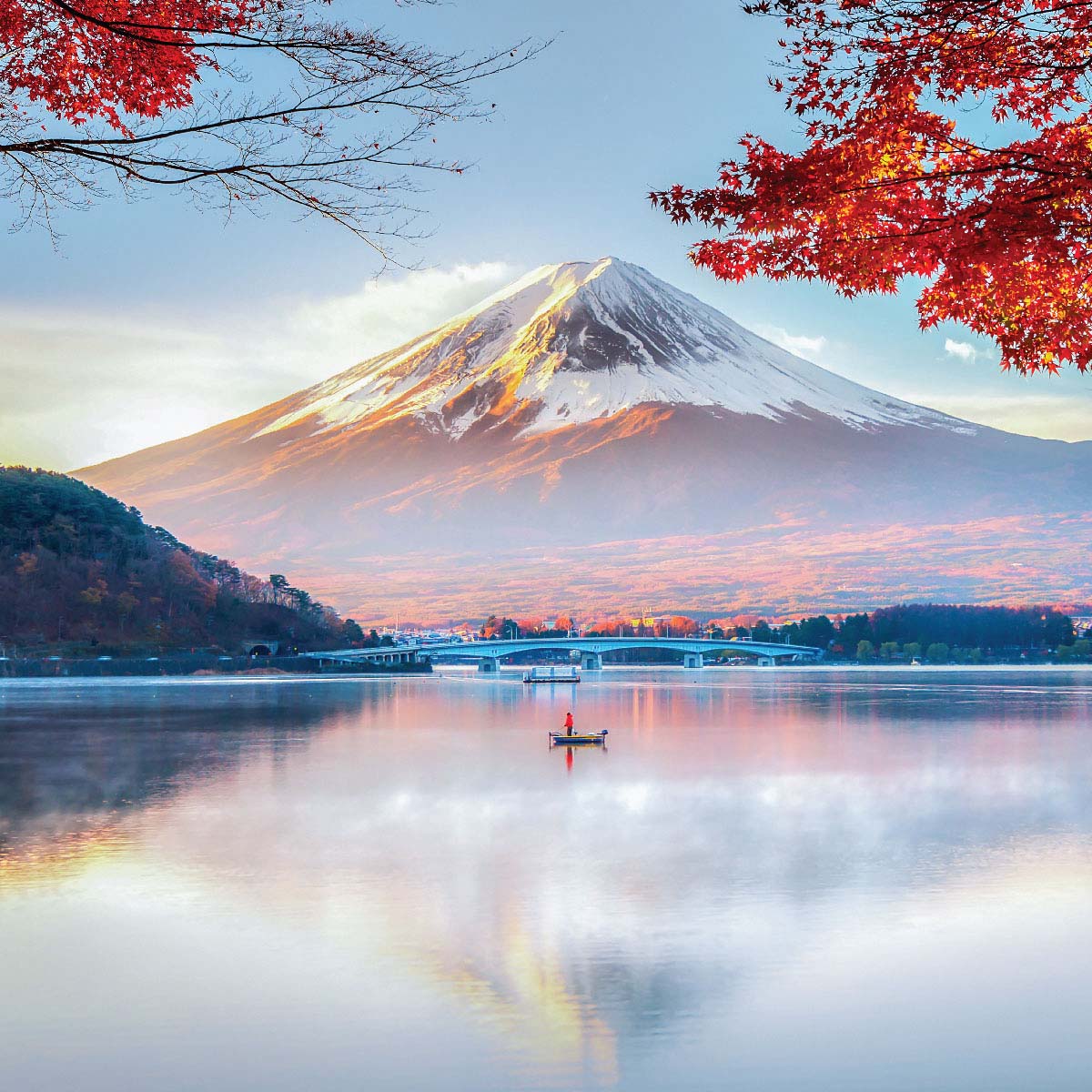 สถานที่ท่องเที่ยวในญี่ปุ่น Lake Kawaguchiko ยามานาชิ