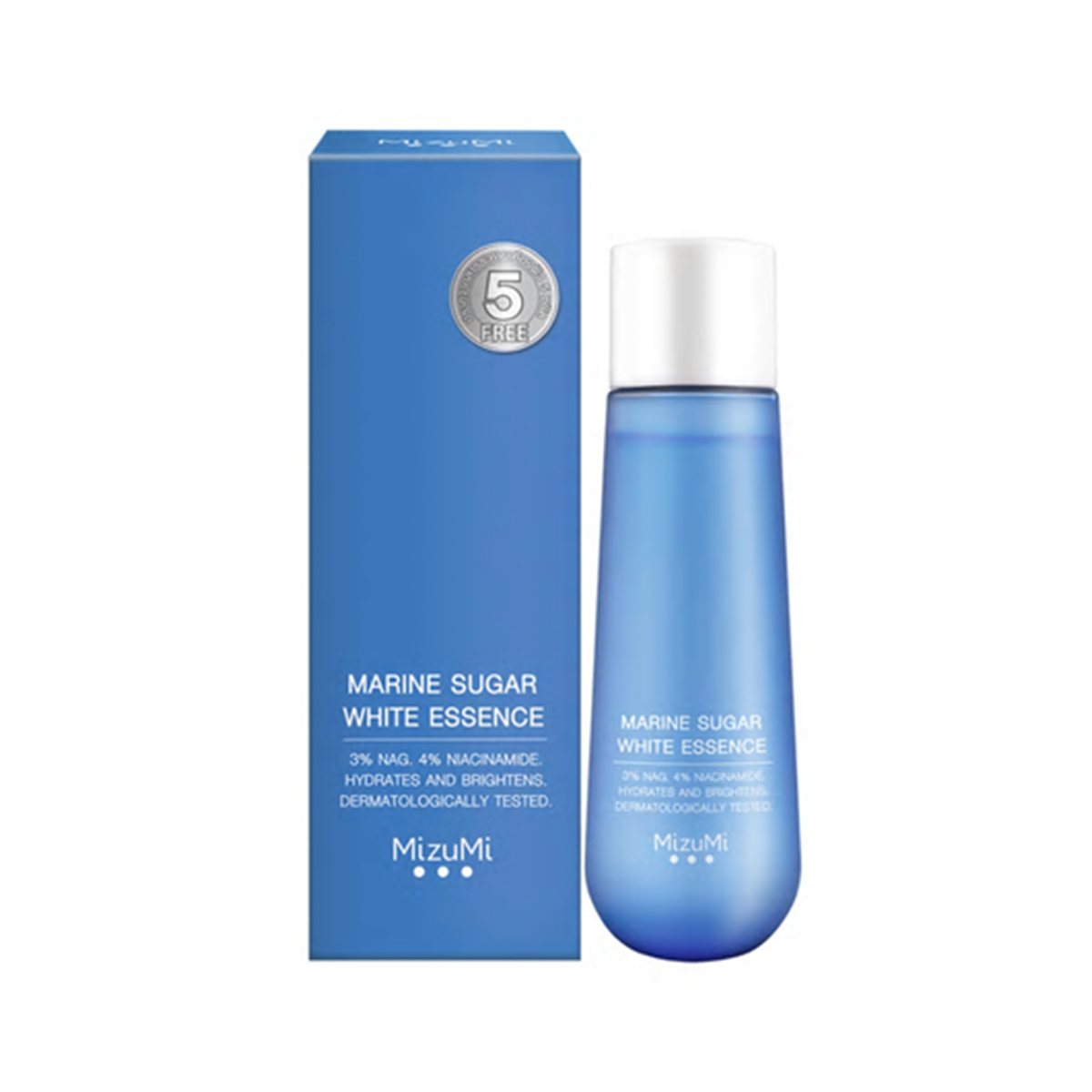 น้ำตบลดรอยสิวผิวแพ้ง่ายจาก MizuMi Marine Sugar White Essence