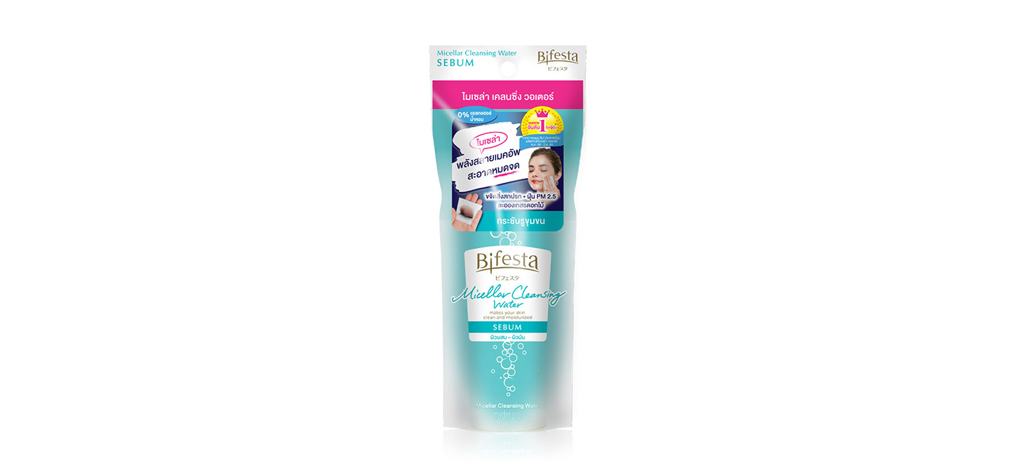 โลชั่นสูตรน้ำสำหรับผิวผิวผสม ผิวมัน Bifesta Cleansing
