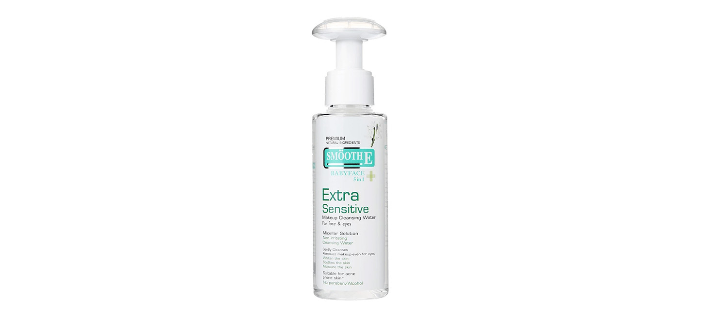 คลีนซิ่งผิวแพ้ง่าย Smooth E Extra Sensitive Makeup Cleansing Water