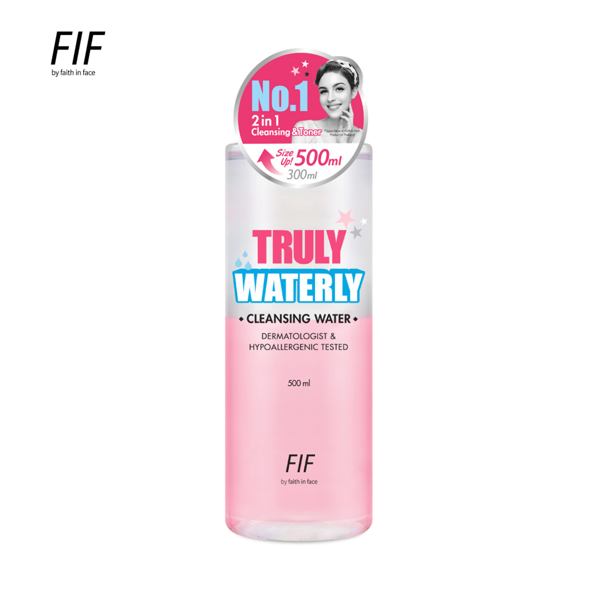 คลีนซิ่งผิวแพ้ง่าย Faith in Face Truly Waterly Cleansing Water