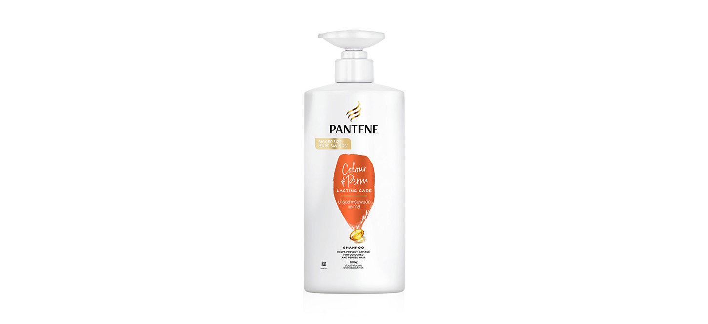 แชมพูล็อกสีผม Pantene Color & Perm Lasting Care Shampoo