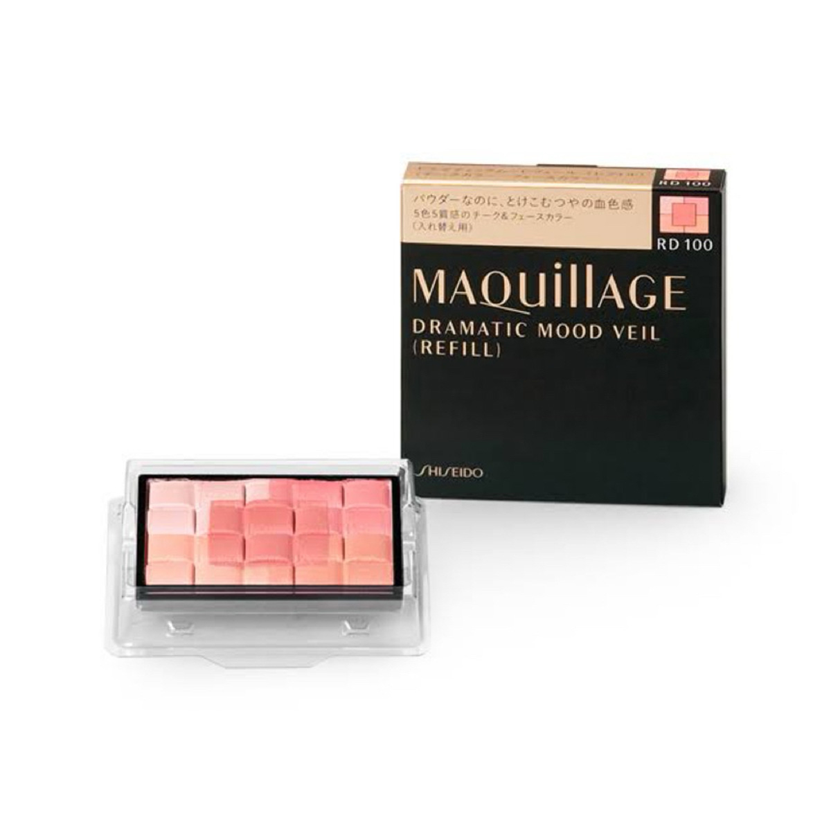 เครื่องสำอางญี่ปุ่น Maquillage Dramatic Mood Veil พาเลตต์บลัชออนและไฮไลท์จากญี่ปุ่น