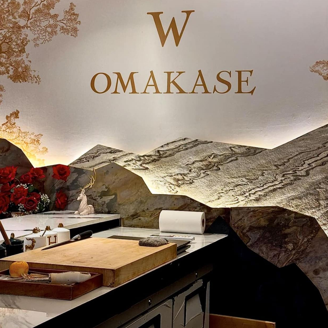 ร้านโอมากาเสะ W Omakase ประดิษฐ์มนูธรรม