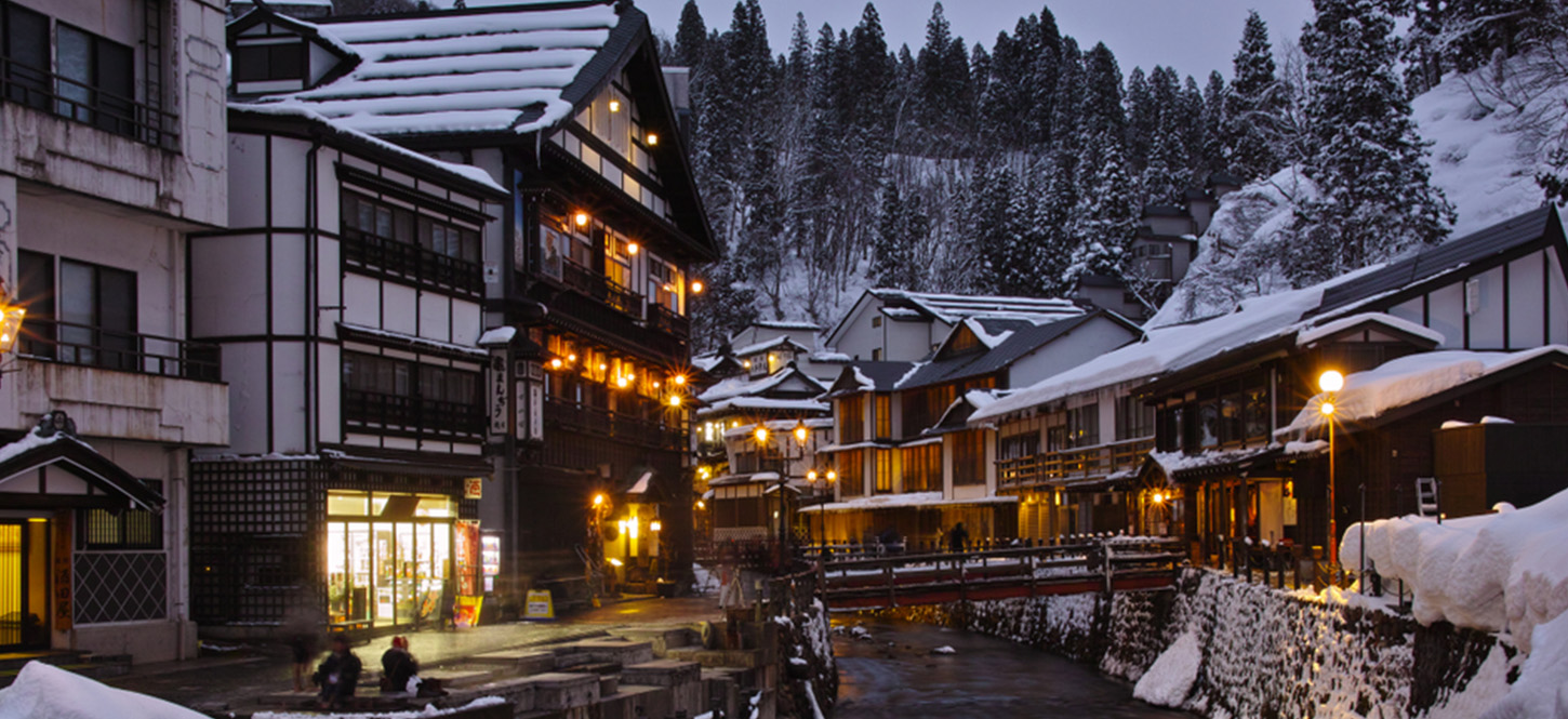 ที่เที่ยวหิมะญี่ปุ่น Ginzan Onsen